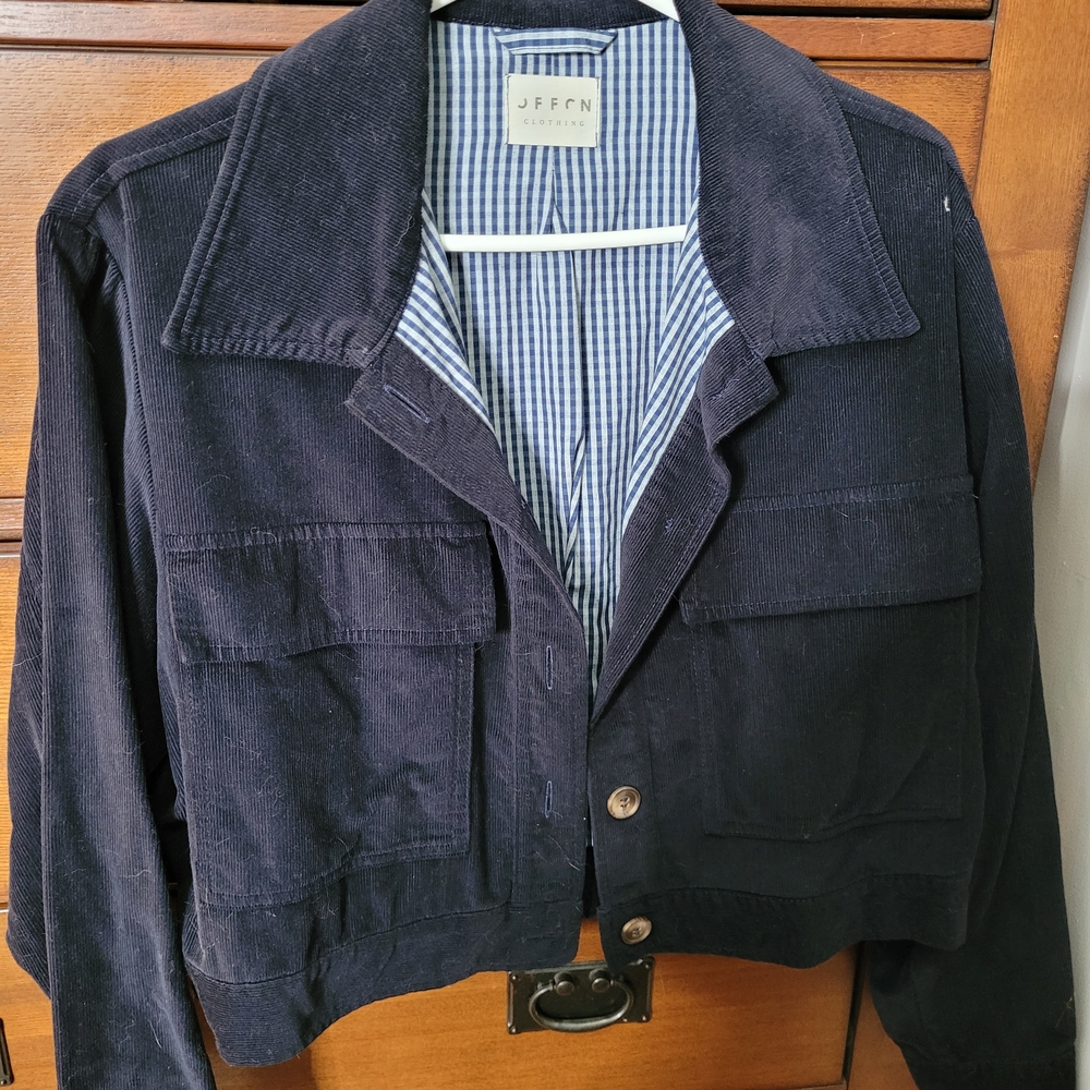 Navy Corduroy Jacket